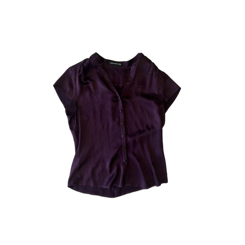 Express Design Studio Short Sleeve Purple